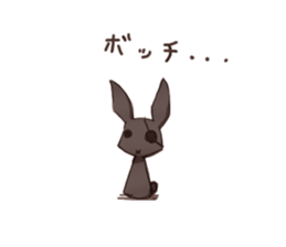 girl&rabbit5 sticker #14367388