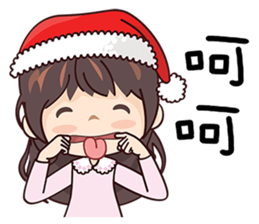 Happy Party Girl sticker #14367484