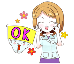 Cute Dentist sticker #14367578