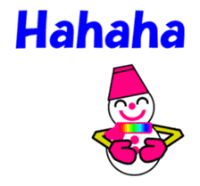 moving snow girl's sticker #14367674