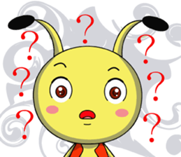 Funny little ant sticker #14367790