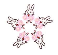 naughty rabbite 'Popo'2 (animation) sticker #14367837