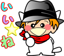 Hatter of cat-4 sticker #14367847