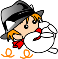 Hatter of cat-4 sticker #14367850