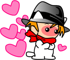 Hatter of cat-4 sticker #14367853