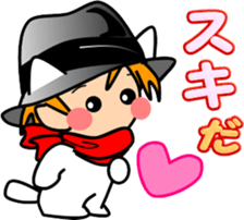 Hatter of cat-4 sticker #14367857