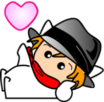 Hatter of cat-4 sticker #14367858
