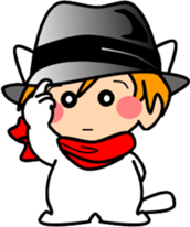 Hatter of cat-4 sticker #14367860