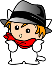 Hatter of cat-4 sticker #14367861