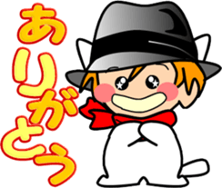 Hatter of cat-4 sticker #14367863