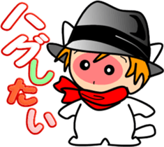 Hatter of cat-4 sticker #14367864