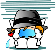 Hatter of cat-4 sticker #14367867