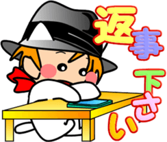 Hatter of cat-4 sticker #14367871