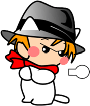 Hatter of cat-4 sticker #14367876