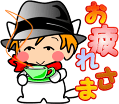 Hatter of cat-4 sticker #14367879