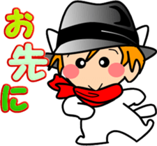 Hatter of cat-4 sticker #14367880