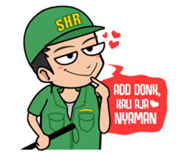 Hansip Receh sticker #14368791