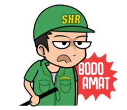 Hansip Receh sticker #14368796