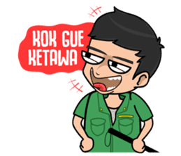 Hansip Receh sticker #14368800