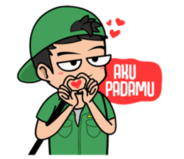 Hansip Receh sticker #14368803