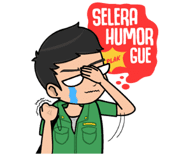 Hansip Receh sticker #14368807