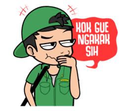 Hansip Receh sticker #14368810