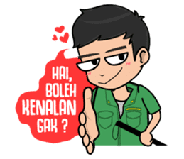 Hansip Receh sticker #14368813