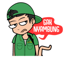 Hansip Receh sticker #14368815