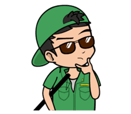 Hansip Receh sticker #14368821