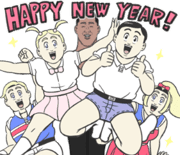 Kenta & Jennifer Happy New Year!! sticker #14368891