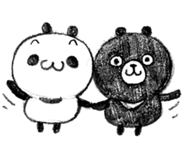 Panda & Kumay sticker #14369509