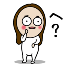 Big Eyes Japanese Girl's Daily Routine 4 sticker #14369694