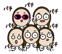 Big Eyes Japanese Girl's Daily Routine 4 sticker #14369696