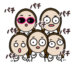 Big Eyes Japanese Girl's Daily Routine 4 sticker #14369696