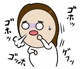 Big Eyes Japanese Girl's Daily Routine 4 sticker #14369710