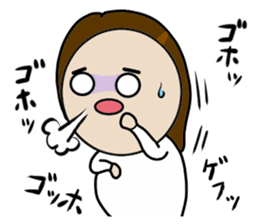 Big Eyes Japanese Girl's Daily Routine 4 sticker #14369710