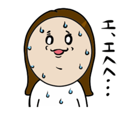 Big Eyes Japanese Girl's Daily Routine 4 sticker #14369711