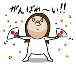 Big Eyes Japanese Girl's Daily Routine 4 sticker #14369716