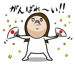 Big Eyes Japanese Girl's Daily Routine 4 sticker #14369716