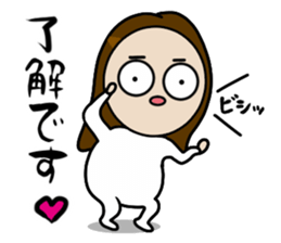 Big Eyes Japanese Girl's Daily Routine 4 sticker #14369719