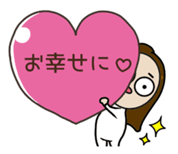 Big Eyes Japanese Girl's Daily Routine 4 sticker #14369730