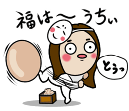 Big Eyes Japanese Girl's Daily Routine 4 sticker #14369733