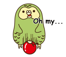 Happy Kakapo 6 Eng. sticker #14369822