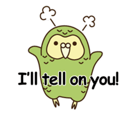 Happy Kakapo 6 Eng. sticker #14369827