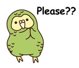 Happy Kakapo 6 Eng. sticker #14369828