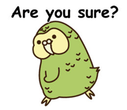 Happy Kakapo 6 Eng. sticker #14369833