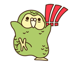 Happy Kakapo 6 Eng. sticker #14369836