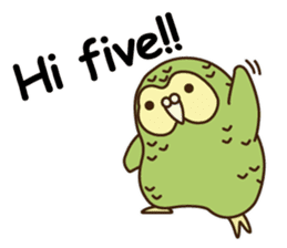 Happy Kakapo 6 Eng. sticker #14369842