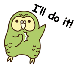 Happy Kakapo 6 Eng. sticker #14369843