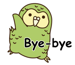 Happy Kakapo 6 Eng. sticker #14369853